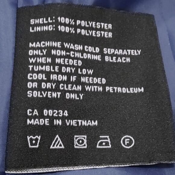 LONDON FOG BLUE Spring HOODED DOUBLE BREASTED TRENCH COAT US XS NWOT - Picture 12 of 16